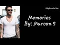 Maroon 5  memories lyrics