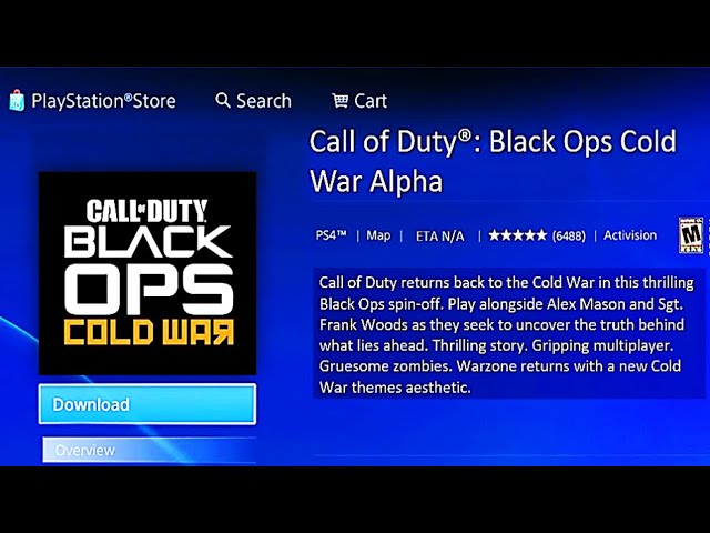 Tidsserier websted jul Black Ops Cold War PS4 ALPHA DOWNLOAD Leaked! (Call of Duty 2020 Black Ops  Cold War DOWNLOAD NOW!) - YouTube