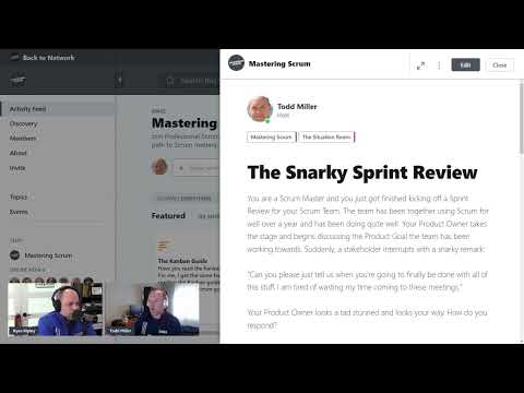 YDS: The Snarky Sprint Review - Agile for Humans Community