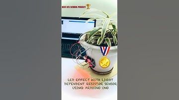 💥LED Effect  With LDR sensor using Arduino UNO|LDR Sensor|Arduino🥇#automobile#school#experiment#diy