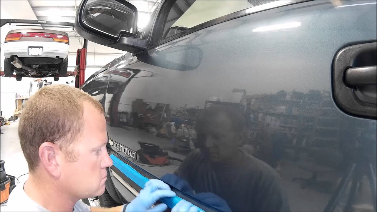 Vinyl Decal Removal On Truck Door by DIY Marine YouTube