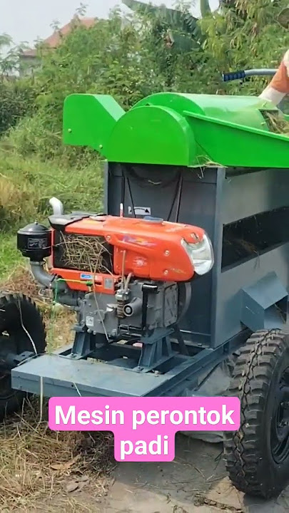 UJI TEST POWER THRESHER MACHINE/MESIN PERONTOK PADI
