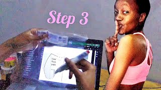 How to copy a PDF pattern off the screen if you don't have a printer.