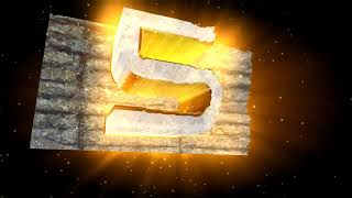 3D ROCK COUNTDOWN Numbers 60FPS Video with Sound