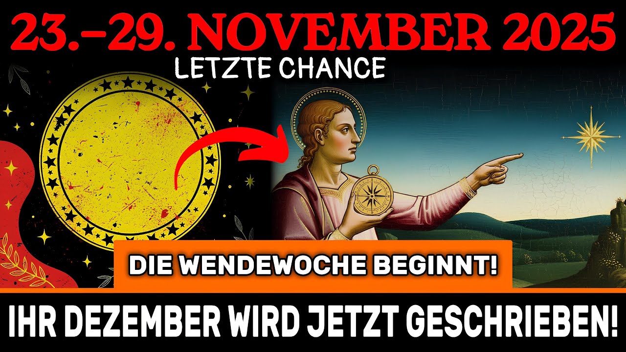 DIE WENDEWOCHE! Diese 7 Tage bestimmen Ihren DEZEMBER! ALLES ändert sich! 23.-29. NOV