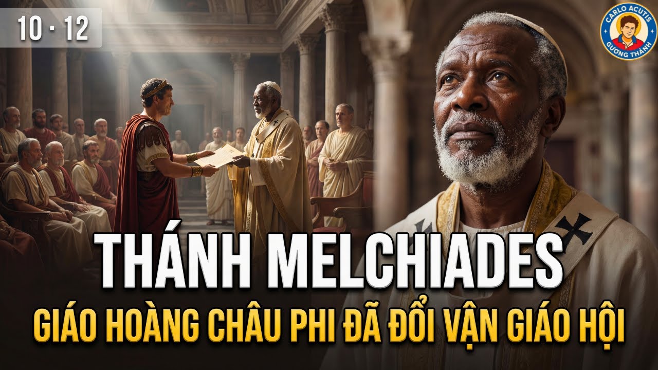 ✨THÁNH MELCHIADES–GIÁO HOÀNG CHÂU PHI ĐỔI THAY VẬN MỆNH GIÁO HỘI
