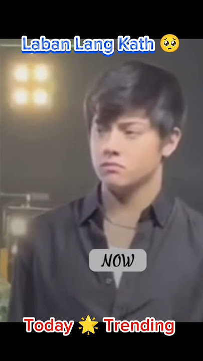 Look at him,his face no more love in his eyes so let it go...Daniel Padilla, Kathryn Bernardo