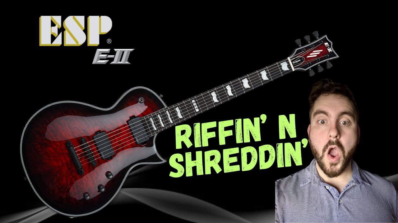 ESP EII Eclipse - See Thru Black Cherry Sunburst - YouTube