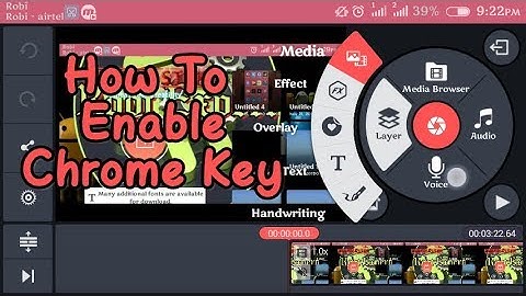 How To Enable Chroma Key On KineMaster
