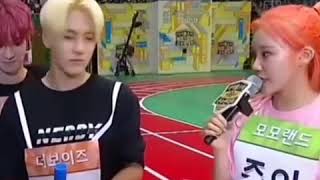K-idols flirting and interacting with jooe