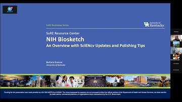 Session 5: NIH Biosketch