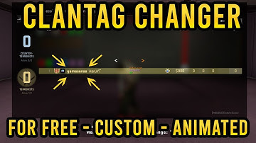 CS:GO | FREE CUSTOM ANIMATED CLANTAG CHANGER FOR CSGO! FREE GAMESENSE CLANTAG