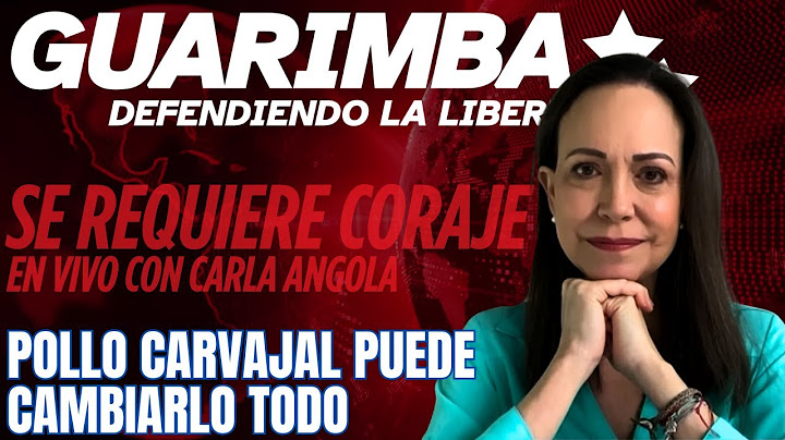 🔴 VIVO - HABLA MARIA CORINA MACHADO CON CARLA ANGOLA - QUÉ ES PARA VOS EL 28J? - LEGION GUARIMBA
