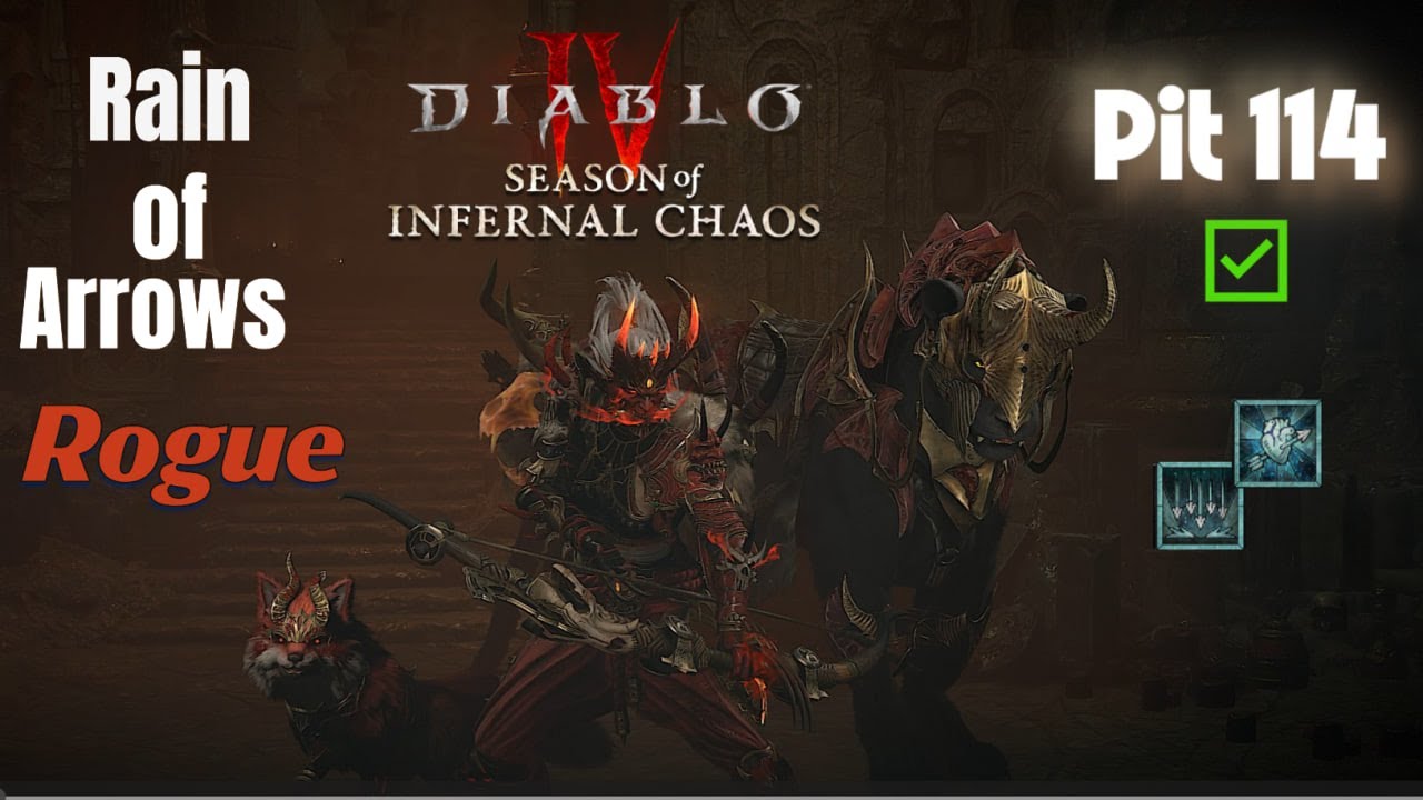 Rain of Arrows Rogue - Pit 114 - Diablo 4 Season 10 - YouTube