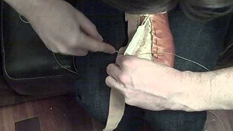 How to make a shoe by hand, Part 9k: The rand and the welting