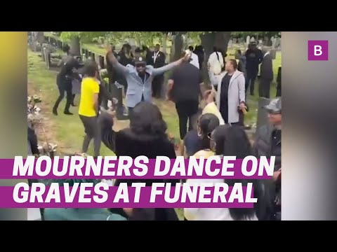Mourners break into impromptu rave at funeral with DJ set in cemetery