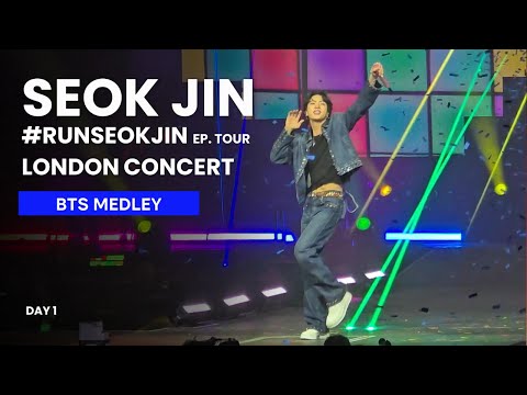 4K] 250805 JIN - BTS medley | RUN SEOKJIN EP. TOUR in London