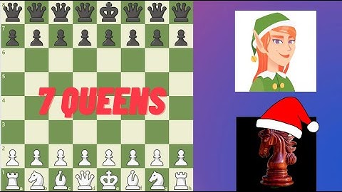 Can I beat chess.com holiday bot Eve but it has 7 queens ?