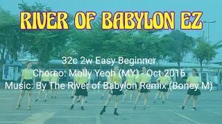 Rivers of Babylon EZ Line Dance l Bài Hướng Dẫn Dưới Video