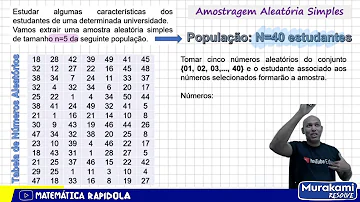 Como funciona a amostragem aleatória simples?