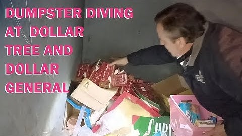 Dumpster Diving at Dollar General AND Dollar Tree  ~  FUN FUN FUN VIDEO