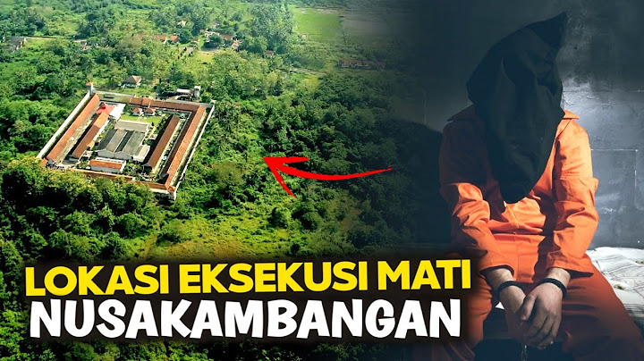 Lembah Nirbaya, Tempat Eksekusi Mati Narapidana Nusakambangan
