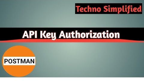 API Key Authorization in Postman #postman #authentication #authorization #api #testing