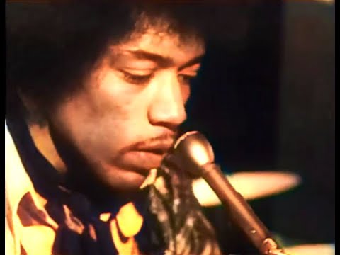 Jimi Hendrix   The Wind Cries Mary  TV Appearance  Stockholm 1967 Colourised