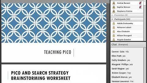 ACRL STS Using the PICO Method in Library Instruction Across STEM Disciplines