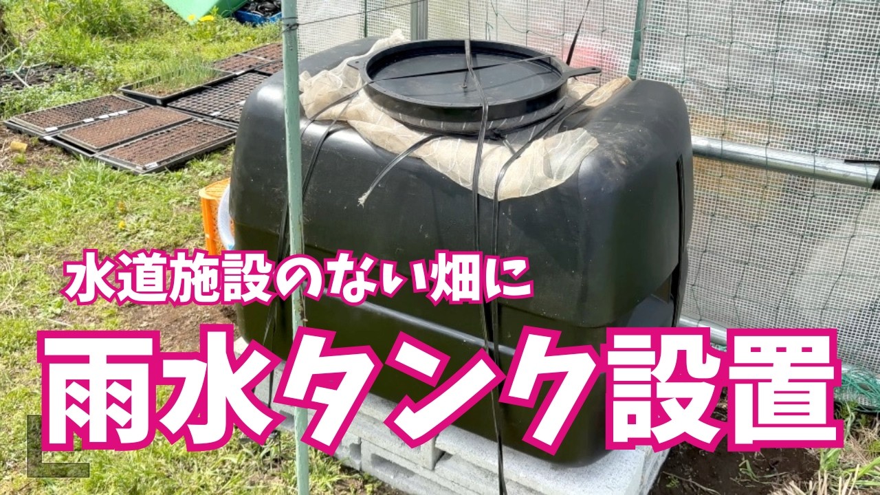 Rainwater Tank Installation] It's convenient to have water