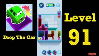 Drop The Car Level 91 Walkthrough 🚗🧩 | Color Drop Puzzle Game Solution | Mini Boss