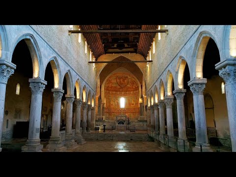 Basilica of Aquileia in 4K - Drone View