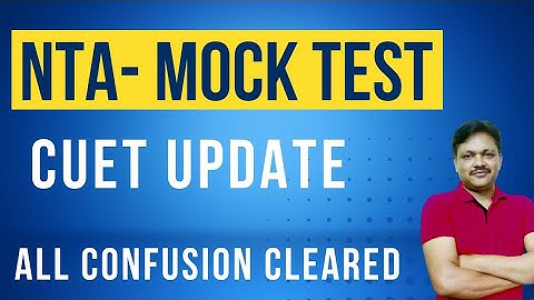 NTA Mock Test | cuet updates | Gaur Classes