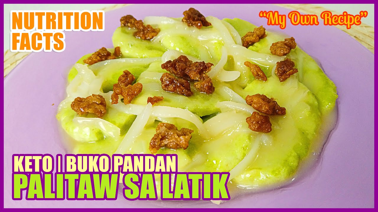 KETO BUKO PANDAN PALITAW SA LATIK MY OWN RECIPE YouTube