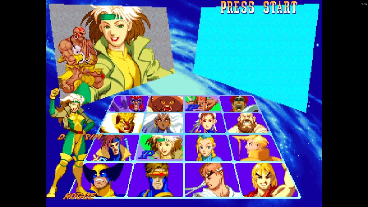 X-Men vs. Street Fighter – Rogue & Dhalsim Tag Team Battle!