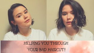 Hairstyles for Short Hair (you got a bad haircut, let me help)