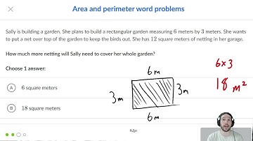 Grade 3: Area and Perimeter Word Problems