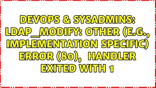 ldap_modify: Other (e.g., implementation specific) error (80), ＜olcAccess＞ handler exited with 1
