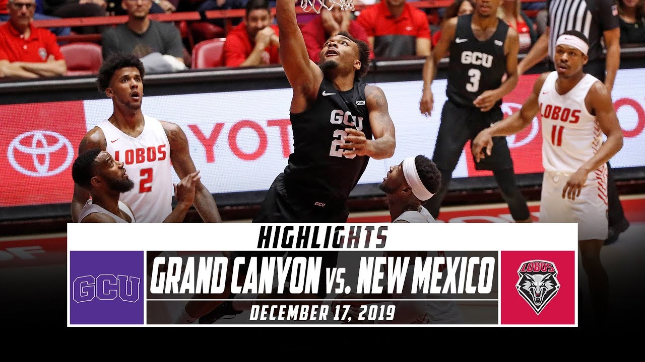 Grand Canyon vs. New Mexico Basketball Highlights (201920) Stadium