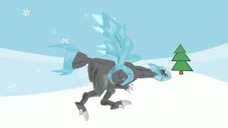 ❄️Kyurem Animation Drawing Cartoons 2❄️