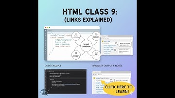 Html part 9. (Links explained in detail)
