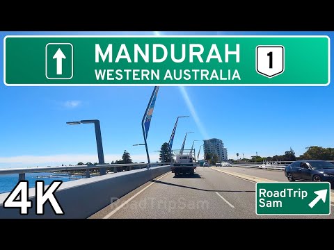 Drive around Mandurah - Western Australia - 🇦🇺 4K / Raw Audio / POV