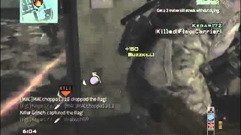 MW3 7 knife killstreak on Fallen