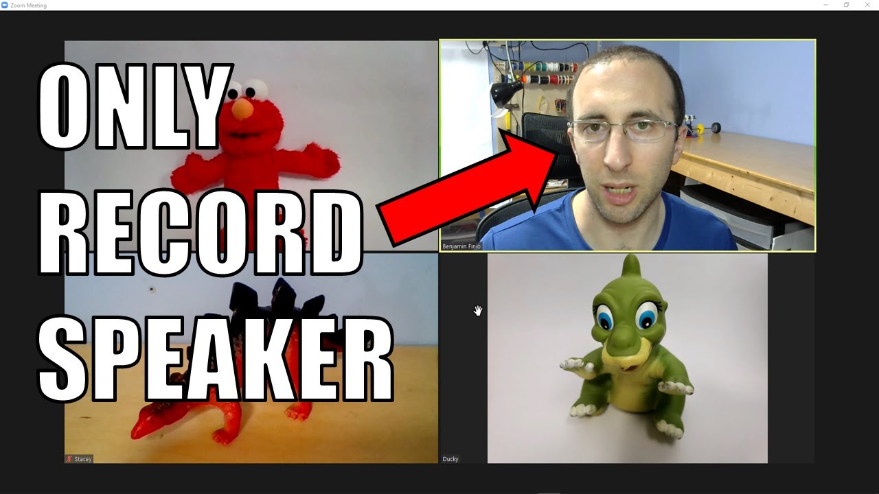 See Everyone in Zoom But Only Record Yourself in Zoom? - youtube