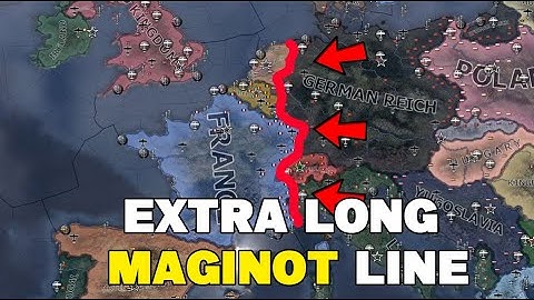 EXTRA LONG MAGINOT LINE I Hoi4 TIMELAPSE