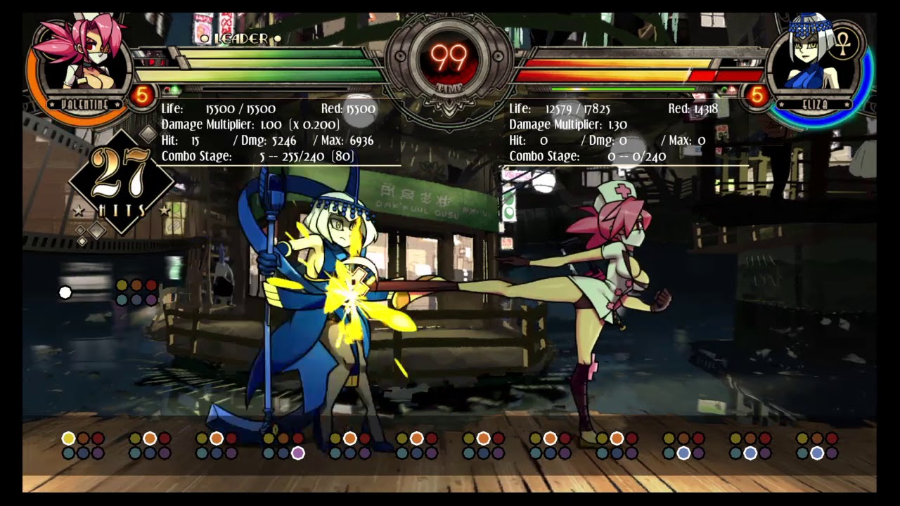 Skullgirls 2nd Encore Valentine Combo