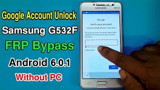 Samsung G532F FRP Bypass Android 6.0.1 (Without PC) حدف حساب الايميل