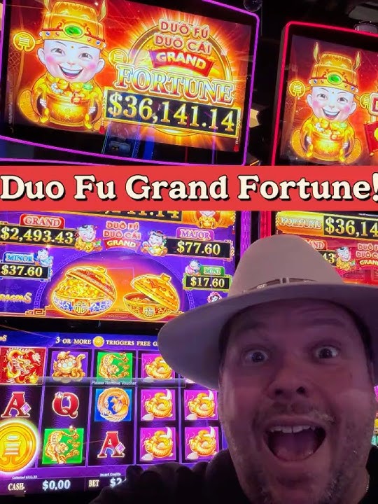 Duo Fu Grand Fortune Bonus with something extra at the end!! #southbeachcasino #slot #bonus #jackpot