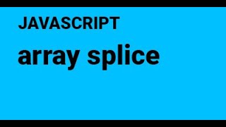 45 array splice