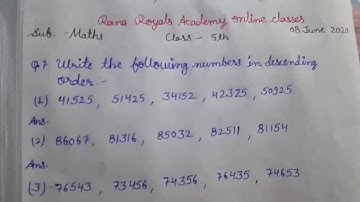 Class 5th | Chapter -2 Addition and Subtraction | text exercise |